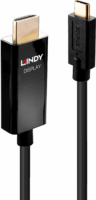 Lindy USB-C apa - HDMI apa Adapterkábel 1m