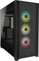 Corsair iCUE 5000X RGB Számítógépház - Fekete