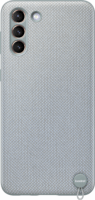 Samsung Kvadrat Cover EF-XG996 Galaxy S21+ 5G gyári Szövet Tok - Szürke