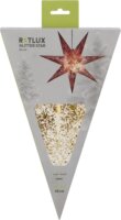 Retlux: RXL 363 Hétágú csillag 10LED - Arany/meleg fehér