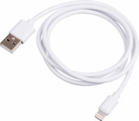 Akyga USB-A apa - Lightning apa Adat- és töltőkábel 1.0m - Fehér