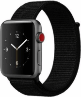 Mybandz Apple Watch S1/2/3/4/5/6 Szövet szíj 38/40mm - Fekete