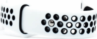 Mybandz Apple Watch S1/2/3/4/5/6 Szilikon szíj 42/44mm - Fehér/Fekete