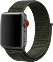 Mybandz Apple Watch S1/2/3/4/5/6 Szövet szíj 42/44 mm - Khaki