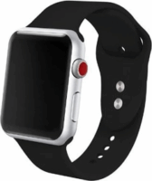 Mybandz Apple Watch S1/2/3/4/5/6 Szilikon szíj 38/40mm - Fekete