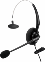 Hameco HS-2000M-USB Mono Headset Fekete