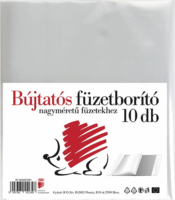 ICO Süni A4 bújtatós füzetborító (10db) - Víztiszta