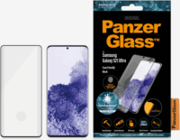 PanzerGlass Anti-Bacterial Curved Edges Samsung Galaxy S21 Ultra Edzett üveg kijelzővédő - Fekete