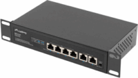 Lanberg RSFE-4P-2FE-60 6-port Rack 10"/19" PoE+ Switch