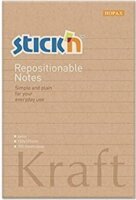 StickN KraftNotes 150x101mm Vonalas jegyzettömb - Natúr (100 lap / tömb)