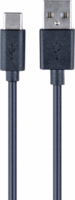 NACON PS5/XBOX Series X USB-A apa - USB-C töltő- és adatkábel 3m - Fekete (2 db)