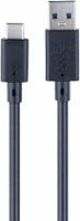 NACON PS5 USB-A apa - USB-C töltő- és adatkábel 3m - Fekete