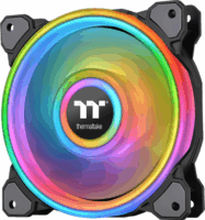 Thermaltake Riing Quad 14 RGB 140mm PWM rendszerhűtő - Fekete