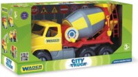 Wader: City Truck betonkeverő teherautó - Sárga/piros