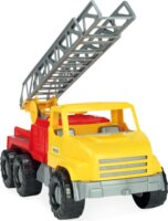 Wader: City Truck létrás tűzoltó teherautó - Sárga/piros