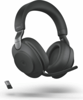 Jabra Evolve2 85 (Microsoft Teams, USB-A, Töltőállomás) Vezeték nélküli Headset Fekete