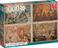 Jumbo Anton Pieck: Nappali szórakozás - 1000 darabos puzzle