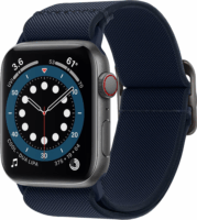Spigen Lite Fit Apple Watch S4/5/6/SE Szövet szíj 42/44mm - Kék