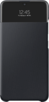 Samsung Galaxy A32 gyári S View Wallet Cover Flip Tok - Fekete