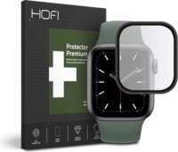 HOFI Hybrid Glass 44mm Apple Watch Series 4/5/6/SE üveg képernyővédő fólia - Fekete