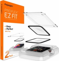 Spigen AFL01220 Pro Flex EZ Fit Apple Watch S4/S5/S6/SE Kijelzővédő üveg - 44mm (2db)