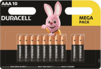 Duracell 10PP100058 Basic AAA Alkáli elem (10db/csomag)