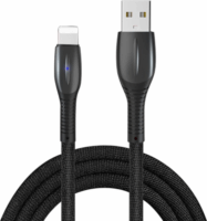 VCOM USB 2.0 apa - Lightning apa Töltő- és adatkábel 1m - Fekete