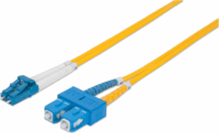 Intellinet 473972 optikai patch kábel LC-SC Duplex 2m - Sárga