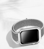 Usams Apple Watch S1/2/3/4/5/6/SE szíj és tok 38/40mm - Ezüst