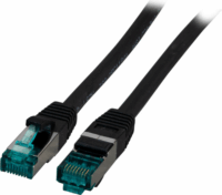 EFB S/FTP CAT6a Patch kábel 0.15m Fekete