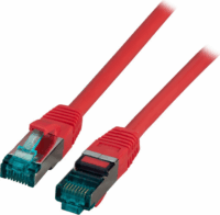 EFB S/FTP CAT6a Patch kábel 3m Piros