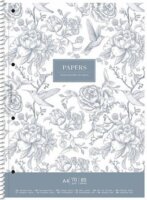 Shkolyaryk Vintage flowers 80 lapos A4 Vonalas spirálfüzet többféle