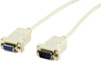 Delock 84016 Cable RS-232 serial Sub-D9 male / female 5 m