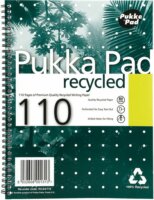 Pukka Pad Recycled 55 lapos A5 vonalas spirálfüzet