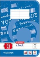 Herlitz 32 lapos A6 szótárfüzet többféle
