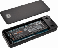 Kolink HDSUBM2C USB Külső SSD ház - Fekete