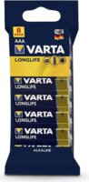 Varta VR0012 Longlife Alkaline mangán AAA Ceruzaelem (8db/csomag)