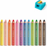 Staedtler Noris Junior hatszögletű színes ceruza készlet hegyezővel (13 db / csomag)