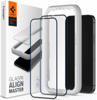 Spigen AlignMaster Glas.tR Apple iPhone 12 Pro Max Edzett üveg kijelzővédő (2db)
