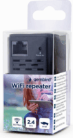 Gembird WNP-RP300-03-BK Wi-Fi repeater Fekete