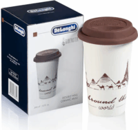 Delonghi DLSC057 300ml Termosz Utibögre - Fehér/Barna