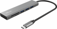 Trust Halyx Fast USB-C Hub (3 + 2 port ) Szürke