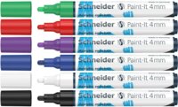 Schneider Paint-it 320 4mm Akril marker készlet - Vegyes színek (6 db / csomag)
