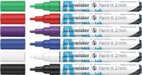 Schneider Paint-it 310 2mm Akril marker készlet - Vegyes színek (6 db / csomag)