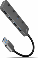 Axagon HUE-MSA USB 3.2 HUB (4 port) Szürke