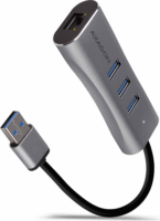 Axagon HMA-GL3AP USB 3.2. Gen 2 HUB (3+1 port) Ezüst
