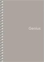 Shkolyaryk Genius 80 lapos A6 kockás spirálfüzet többféle