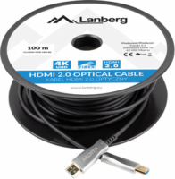 Lanberg HDMI v2.0 - HDMI kábel 100m Fekete