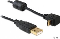 Delock 83148 USB-A apa > USB micro-B apa kábel 90°-ban forgatott fel/le - 1m