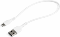 Startech USB apa - Lightning apa iPhone töltőkábel 0.3m - Fehér